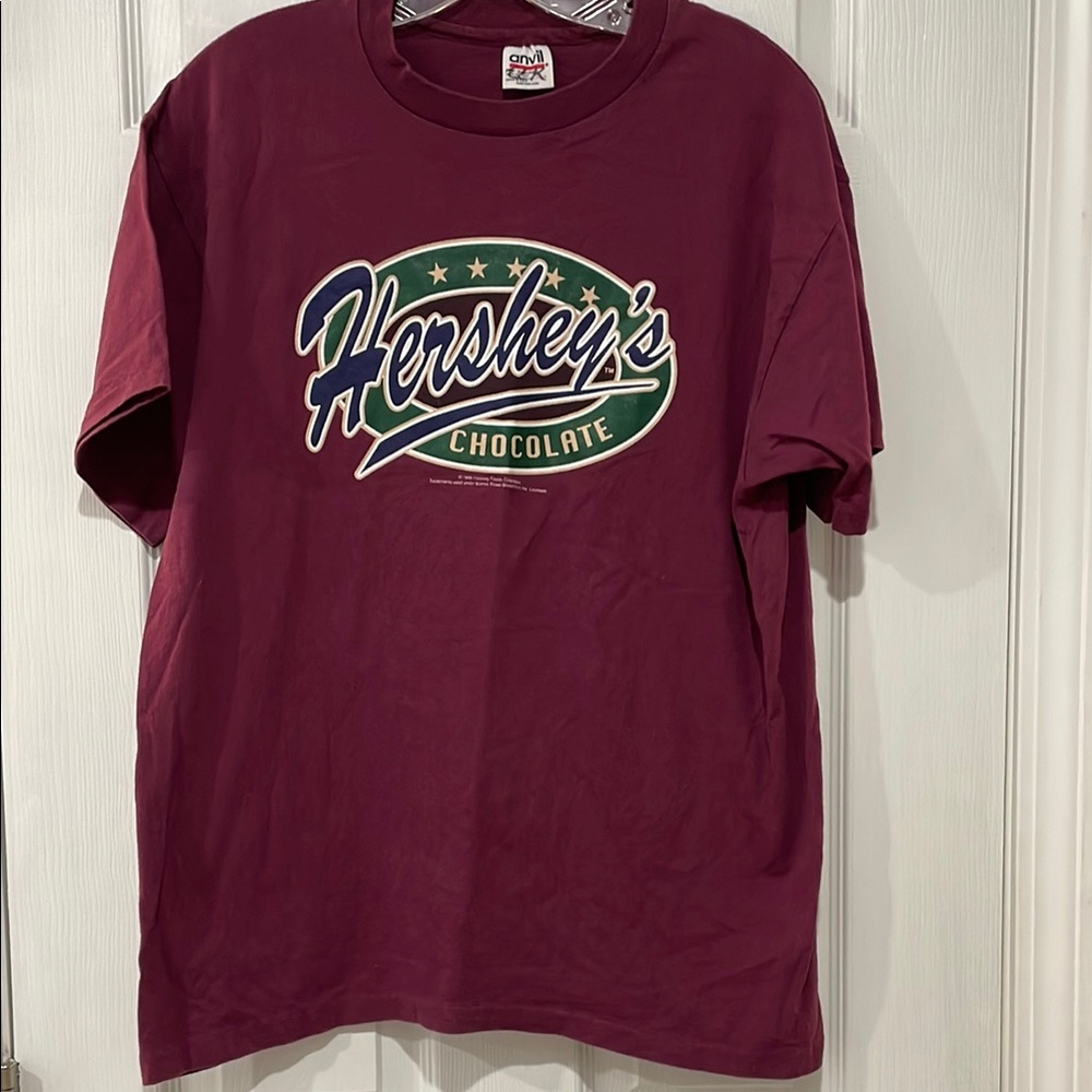 Vintage Hershey's Chocolate Maroon T-Shirt